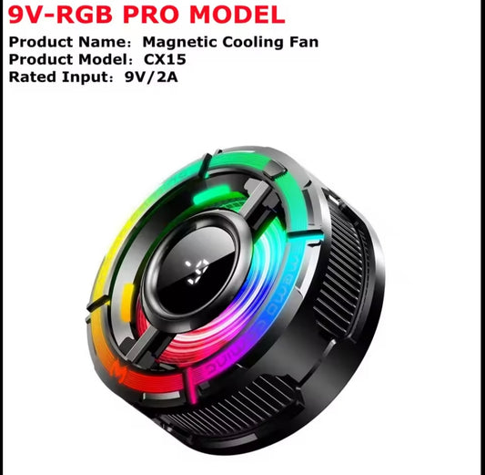 MEMO CX15 Mobile Phone 5V/3A AI Freeze PUBG Game Cooler Semiconductor Magnetic/Back-clip Cooling Fan Radiator for IPhone Android