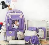 Korein style 4 piece bag for Girls school and collage bags for girls